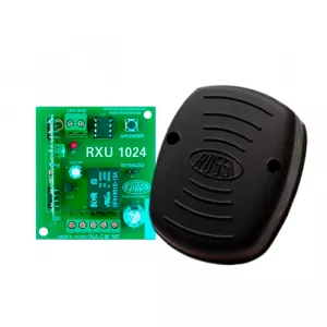 Receptora RXU 1024 Rossi 433MHz Compatível c/ Rolling Code Código Fixo e Código Aberto