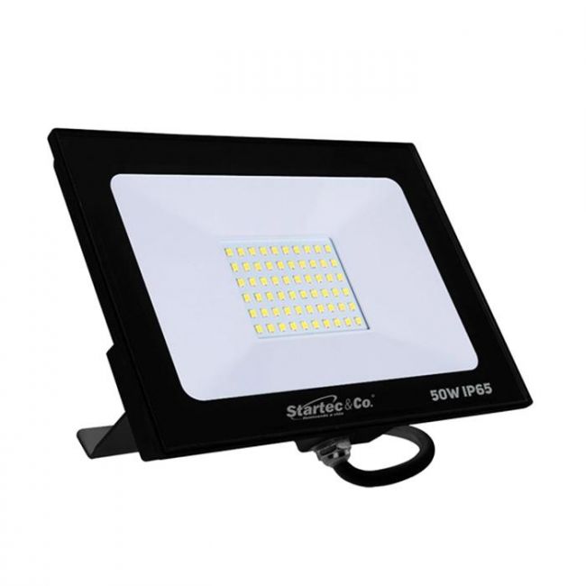Refletor LED 50W Bivolt IP65 Resistente à Água 6500K Luz Branca SMD Startec&Co