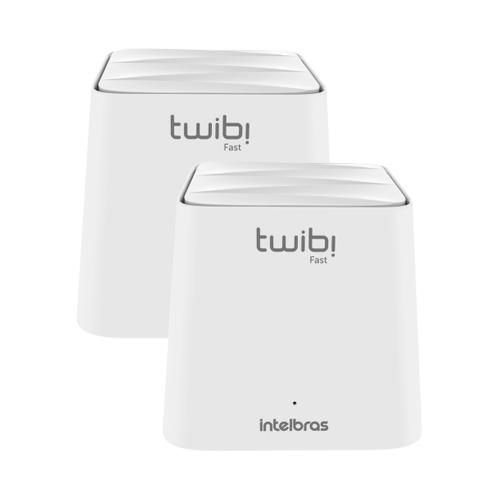  Roteador Wireless Sistema Wi-Fi Mesh Intelbras TWIBI Fast Pack 2 Unidades