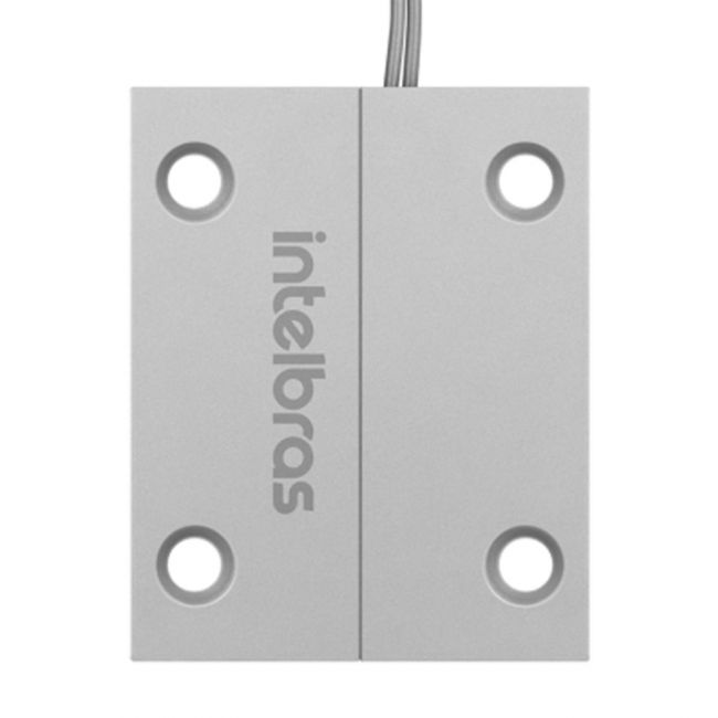 Sensor de Abertura Magnético Com Fio XAS Porta de Aço Mini Intelbras