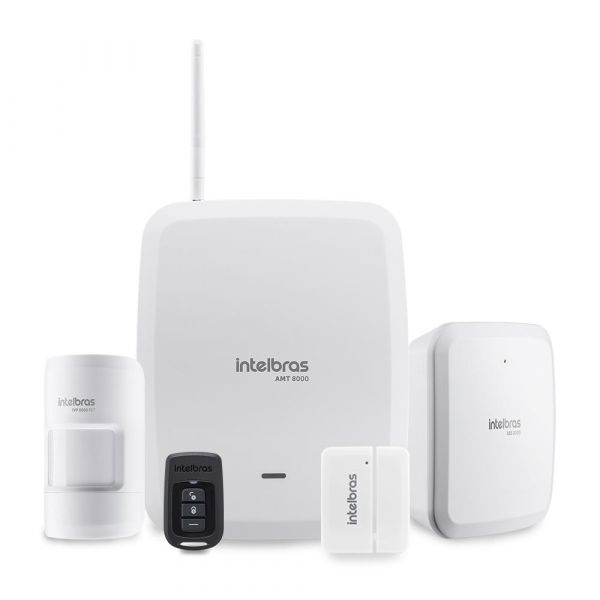 Kit de Alarme Sem Fio Amt 8000 Slim Intelbras - Loja Melhor do Sul