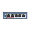 Switch 5 Portas PoE Hikvision DS-3E0105P-E/M 