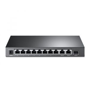 Switch 8 Portas PoE+ TP-Link Fast Ethernet + 2 Portas Gigabit e 1 Porta SFP TL-SL1311MP