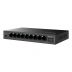 Switch 9 Portas Intelbras S1010G-PA Gigabit Ethernet 8 Portas PoE 1 porta SFP