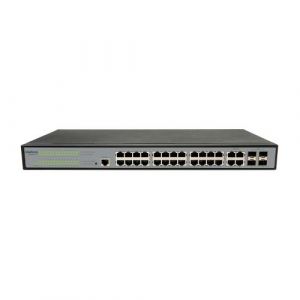 Switch Gerenciável 24 Portas Gigabit Ethernet c/ 4 Portas Mini-GBIC SG 2404 MR L2+ Intelbras