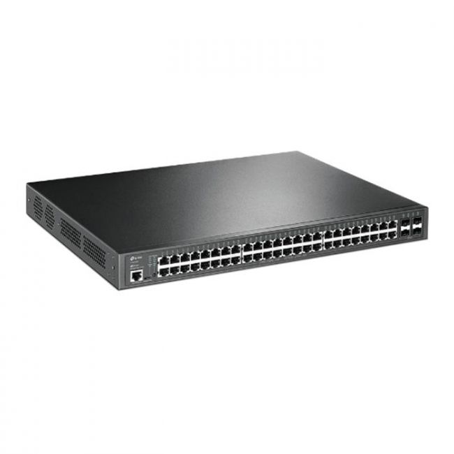 Switch Gerenciável L2+ 52 Portas Gigabit TL-SG3452P 48 Portas PoE+ e 4 Slots SFP - TP-Link