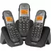  Telefone Sem Fio Digital Com Dois Ramais Adicionais TS 5123 Intelbras