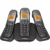  Telefone Sem Fio Digital Com Dois Ramais Adicionais TS 5123 Intelbras