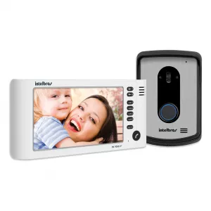 Vídeo Porteiro Intelbras IV 7010 HF Viva Voz LCD Colorido de 7"