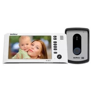 Vídeo Porteiro Intelbras IV 7010 HF Viva Voz LCD Colorido de 7"