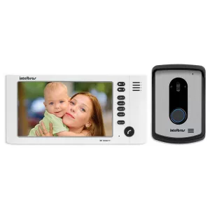 Vídeo Porteiro Intelbras IV 7010 HF Viva Voz LCD Colorido de 7"