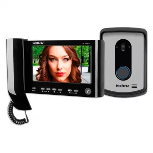 Vídeo Porteiro Intelbras IV 7010 HS LCD Colorido de 7" - Preto