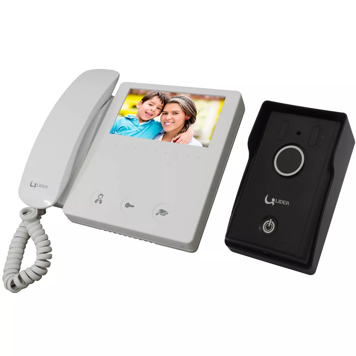 Vídeo Porteiro LCD Colorido Com Tela 4.3" Lider Smart LR4500